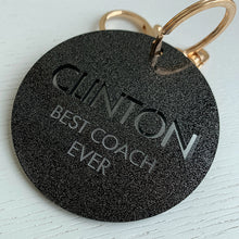 Load image into Gallery viewer, Keyring/Bag tag cut & engraved