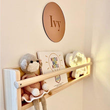 Load image into Gallery viewer, Rose Gold Mirror Engraved Script Name Plaque