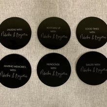 Load image into Gallery viewer, 6 Pack Quotes Coasters