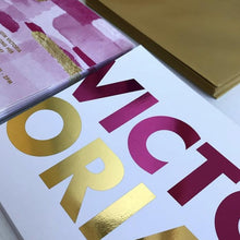 Load image into Gallery viewer, Heat Foiled invitations (Double sided 20 pack)