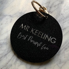 Load image into Gallery viewer, Keyring/Bag tag cut & engraved