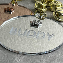 Load image into Gallery viewer, Pet Christmas baubles engraved