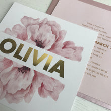 Load image into Gallery viewer, Heat Foiled invitations (Double sided 20 pack)