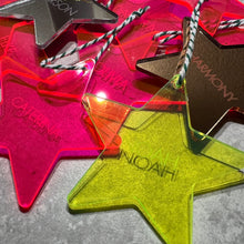 Load image into Gallery viewer, Christmas star ornament
