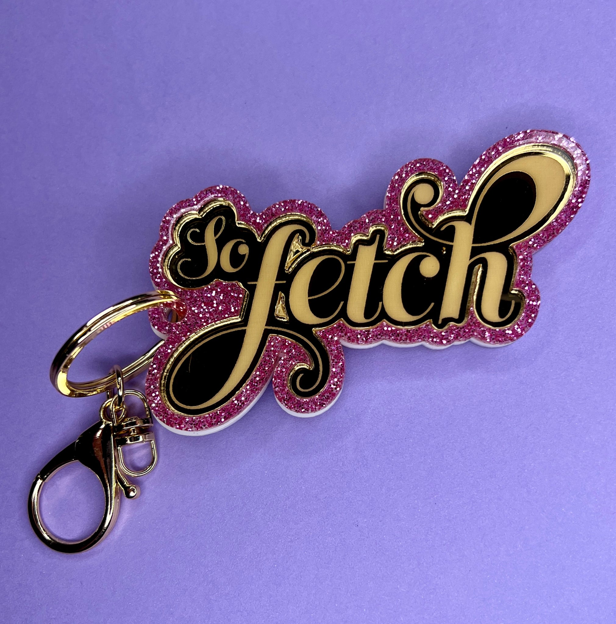 Funky word keyring – Bespoke Milestones