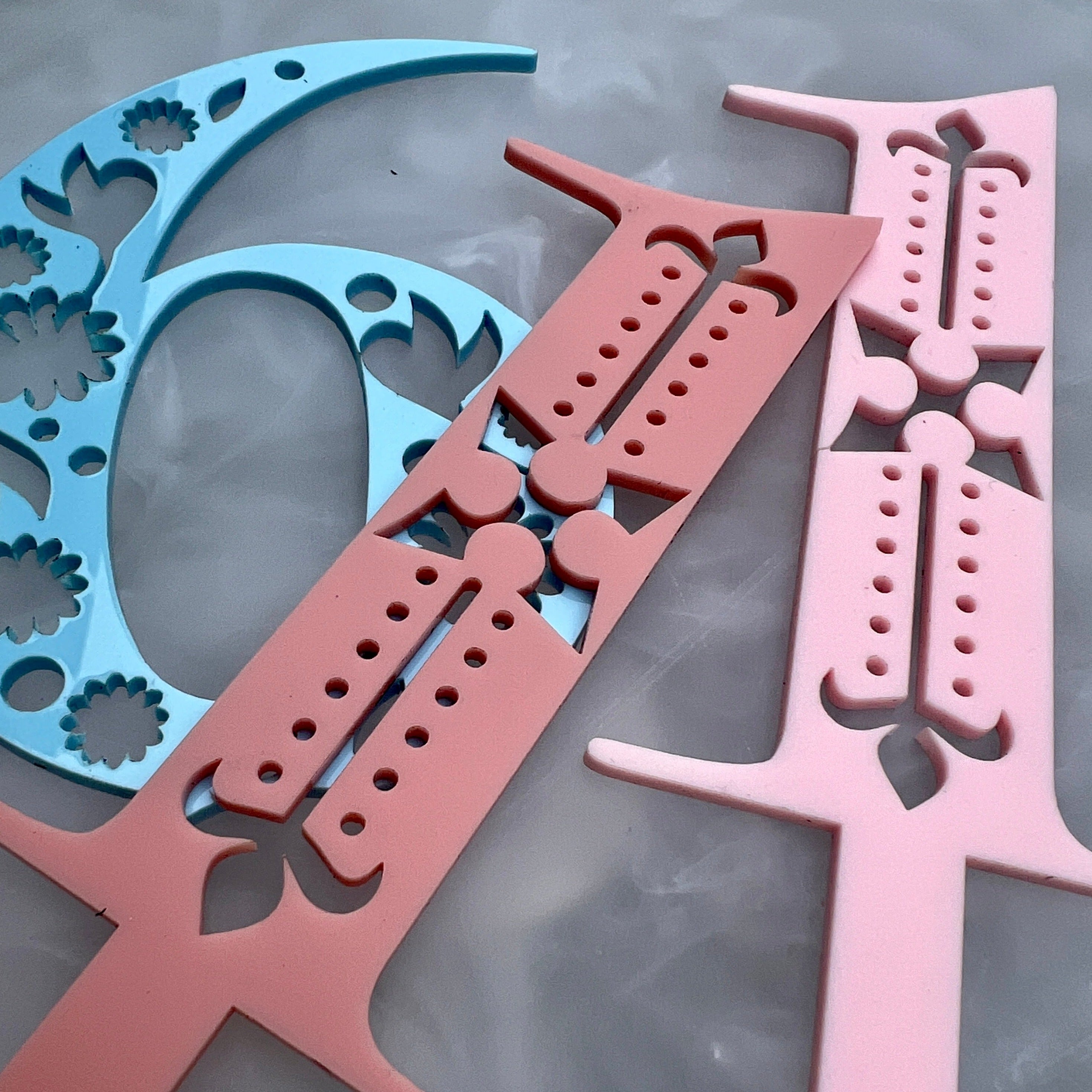 Floral numbers – Bespoke Milestones