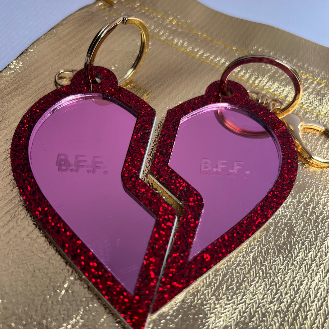 BFF Luxe Duo keyring