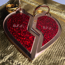 Load image into Gallery viewer, BFF Luxe Duo keyring
