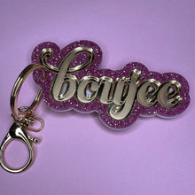 Load image into Gallery viewer, Funky word keyring
