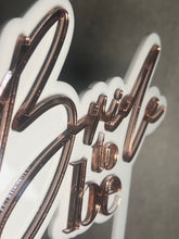 Load image into Gallery viewer, Bride to be (Rose gold and white) (S)
