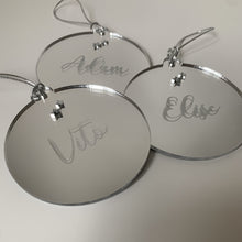 Load image into Gallery viewer, Christmas baubles engraved (Script)
