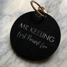Load image into Gallery viewer, Keyring/Bag tag cut &amp; engraved
