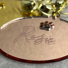 Load image into Gallery viewer, Pet Christmas baubles engraved
