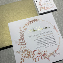Load image into Gallery viewer, Heat Foiled invitations (Single sided 20 pack)
