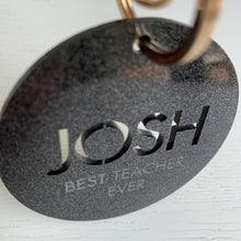 Load image into Gallery viewer, Keyring/Bag tag cut &amp; engraved
