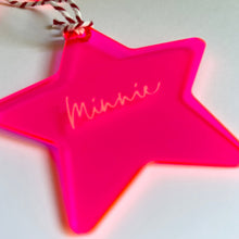Load image into Gallery viewer, Christmas star ornament
