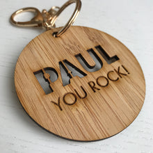 Load image into Gallery viewer, Keyring/Bag tag cut &amp; engraved
