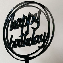 Load image into Gallery viewer, Happy Birthday Cake Topper
